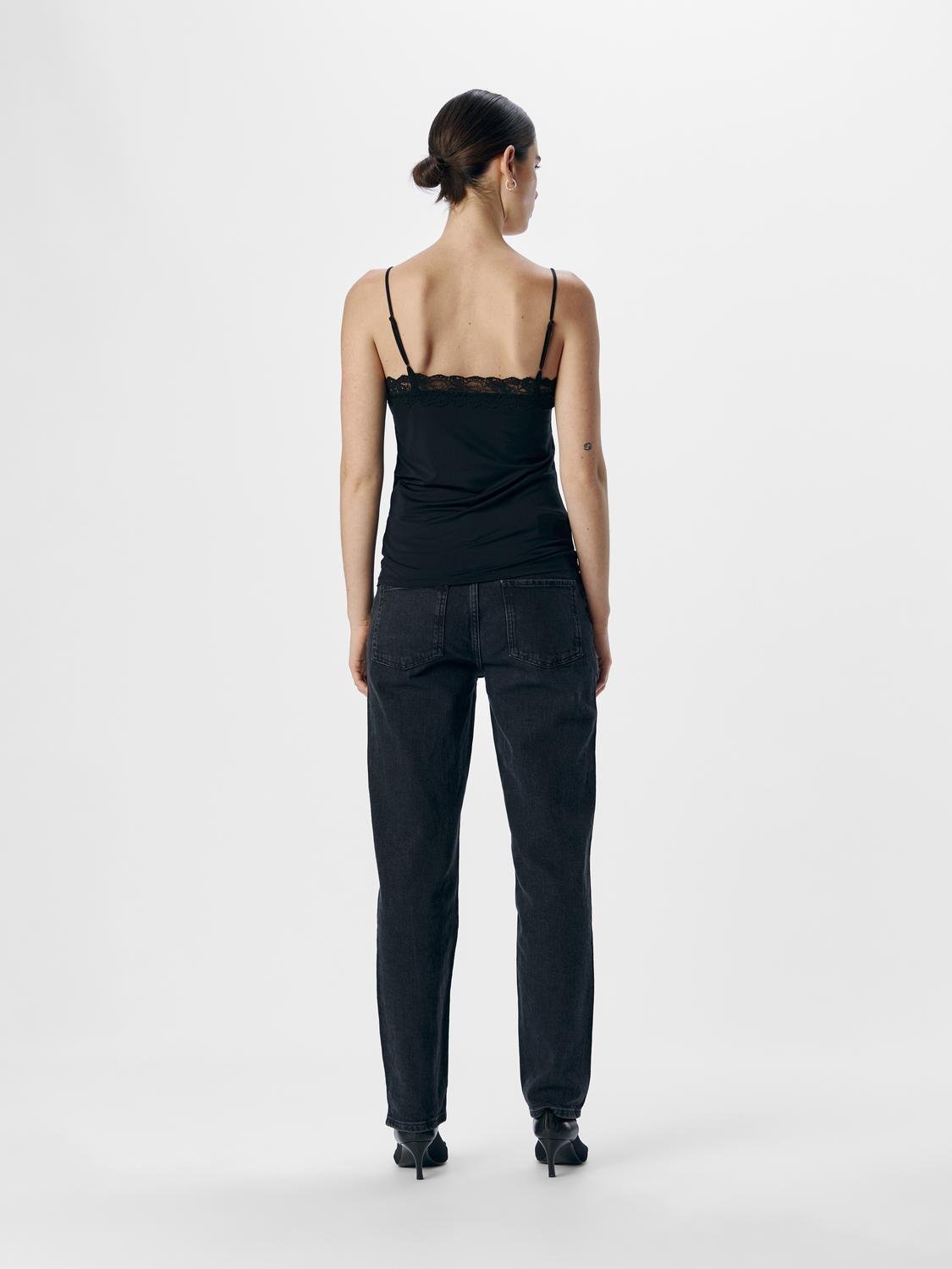 OBJLEENA Tank - Top - Black - VERO MODA & VILA Bergvik